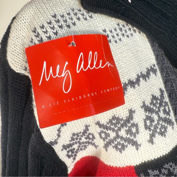 Meg Allen Winter Icing Sweater Onyx Multi NWT size XL - Picture 7 of 7